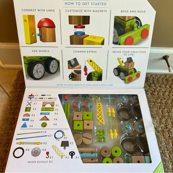 NEW Blip Smarty Parts Engineer Set Engineer Set 125 Pieces Ages 3+ - Picture 7 of 10